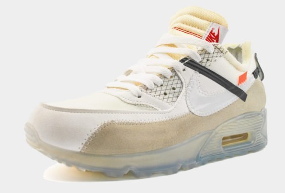 Nike Air Max 90 The Ten белые с серым