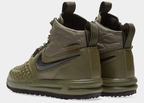 Фото Nike Lunar Force 1 Duckboot зеленые - 1