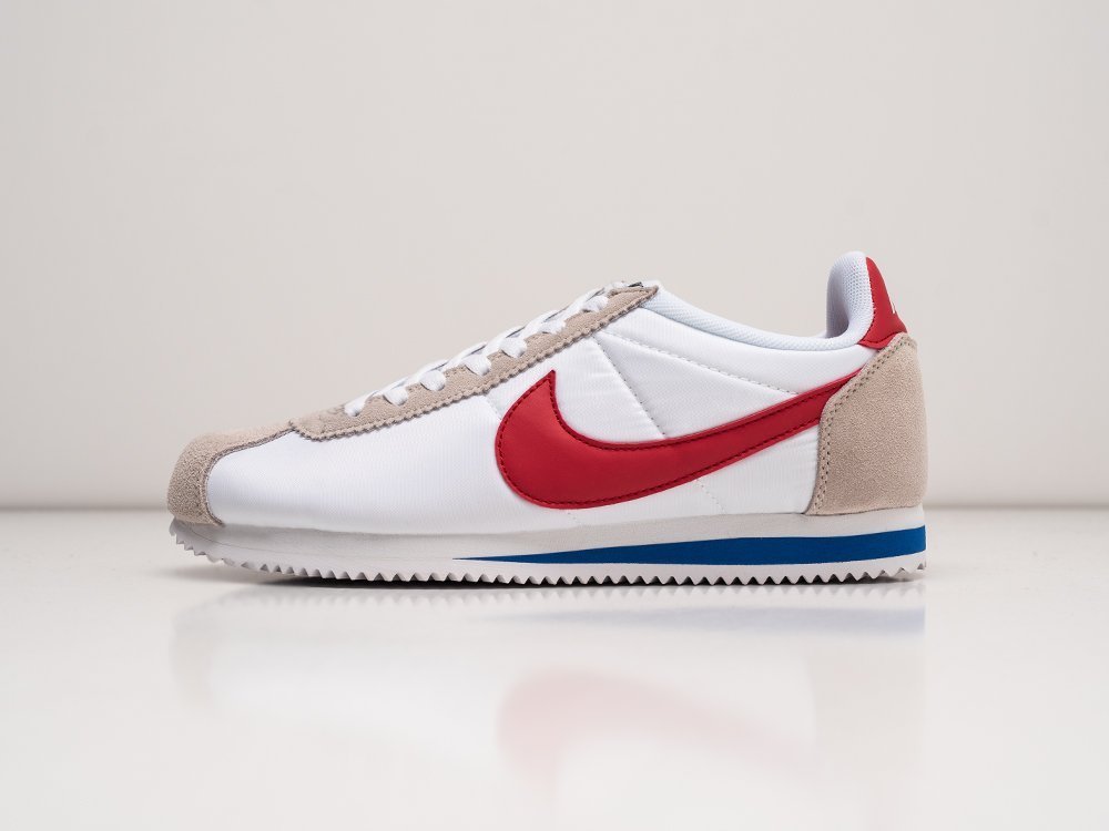 Nike cortez 2025 nylon white red